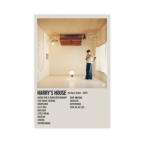 Harry Styles Poster su tela (93) Decorazione camera da letto,...