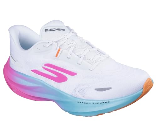 Skechers Women's Aero Spark Running Shoe, White/Multi, 7 by Skechers - Used condition - Image 7