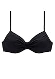 Lascana Damen Bügel-Bandeau-Bikini-Top mit wattierten Cups und Stäbchen