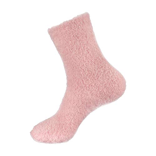 Image of BambooMN Women's Super Soft and Cozy Feather Light Fuzzy Socks - Multiple Color Options - Two Sizes - Value Packs