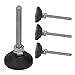 Fafeicy Leveling Mounts, 4pcs Adjustable Furniture Leveling Feet with 50mm Height M6 Thread, 30mm Round Base, for Furniture Machine Tools Office Home