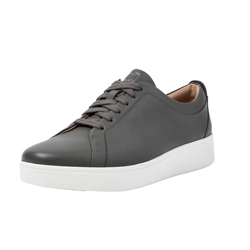 Image of FitFlop Womens Rally Leather Sneakers