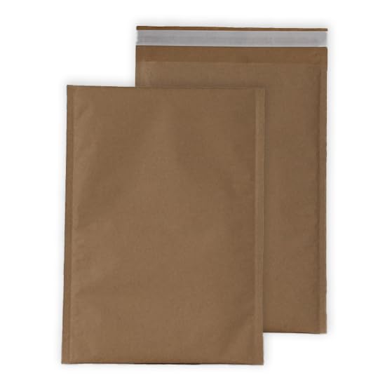 Blake VITA - Eco Bubble Mailers (34 x 23cm) - Pack of 100 - Premium 80GSM Quality - FSC Certified - Plastic Free - Peel and Seal Padded Envelopes - Recycled Brown Jiffy Bags 13.39 x 9.06 (EFG4M)