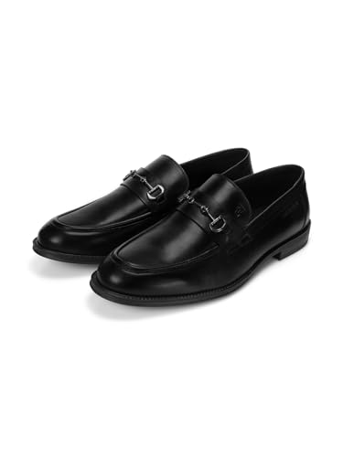 Image of Thomas Crick Men's Fashion Loafers with Metal Tip - Anti-Skid Sole & Ankle Cushioning