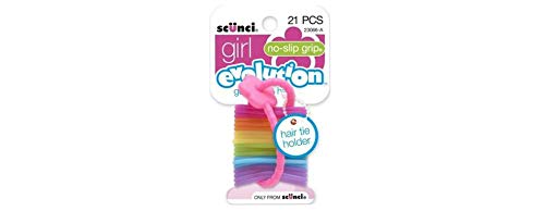 ScunciHair Accessories Girl Evo Ponytailers, 0.6 Ounce