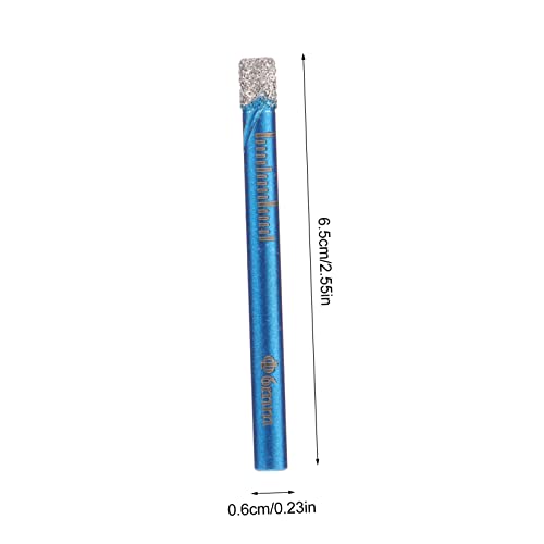 LALAFINA 5Pcs Dry Diamond Drill Bits for Ceramic Tile Marble Granite High Performance Hollow Core Drill with Cooling Function for Home DIY Building Projects