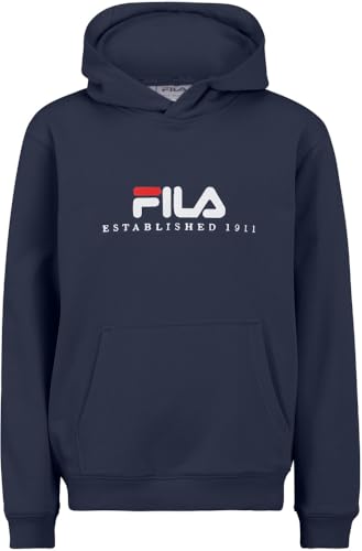 Sweat à capuche FILA Loddin bleu nuit mixte enfant taille 158-164 cm