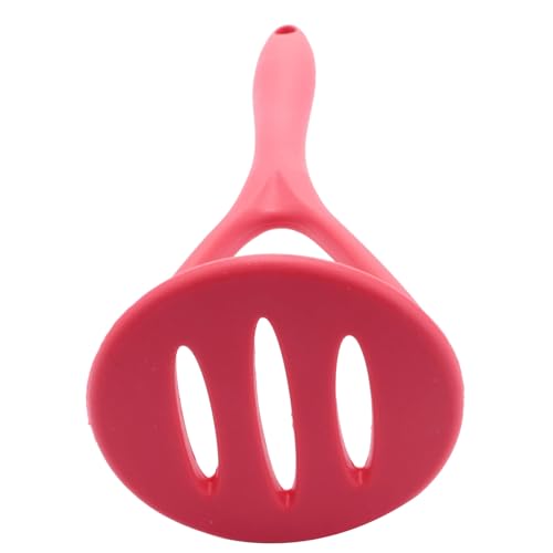 Presse-purée en silicone, 9,1 x 9,1 x 26,5 cm, design anti-rayures | Outil de cuisine ergonomique facile à ranger, presse-purée anti-rayures pour purée de...