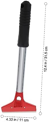 NUOBESTY Fayans kazıyıcı, çok amaçlı temizlik kazıyıcı, sağlam malzeme, kaymaz saplı, ergonomik fayans, cam ve granit için, kolay yapıştırıcı çıkarma için - Görsel 5