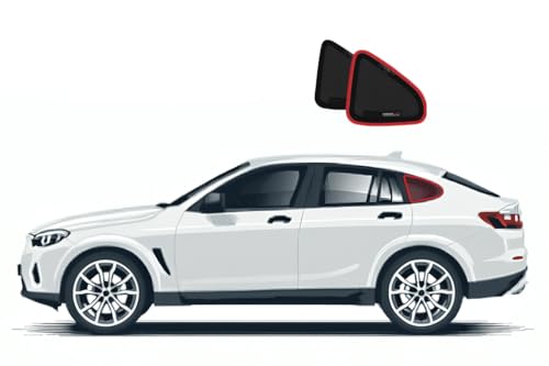 Pare-soleil de fenêtre pour BMW X4 G02 protection vitre sur mesure Snapshades 2018