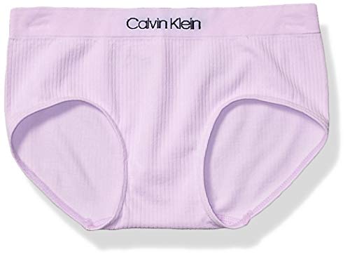 Calvin Klein Girls' Single Seamless Hipster Underwear Panty