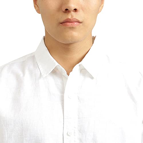 Image of United Colors of Benetton Men's Solid Relaxed Fit Shirts
