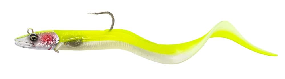 Savage Gear Conger EEL - Ultimativer Raubfischköder, mehrere Farben, 50g-200g, Meeresköder, Heilbuttköder, Gummifisch, Jig-Köder (Lemonback, 200g)