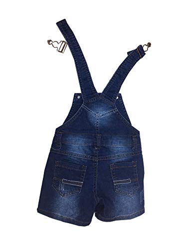 KIDSCOOL SPACE Baby & Little Girls/Boys Summer Shorts,Adjustable Jean Shortall Overalls3