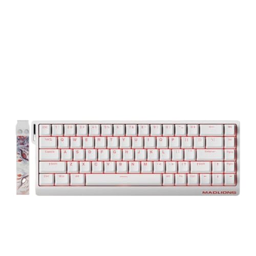 ���C�X�C�b�`���J�j�J���L�[�{�[�h RGB �L���z�b�g�X���b�v 8K �J�X�^�}�C�Y���ꂽ�Q�[�~���O�L�[�{�[�h FGG Mad60 HE Mad68 Pro HE �ƌ݊�������(MAD68 R White)