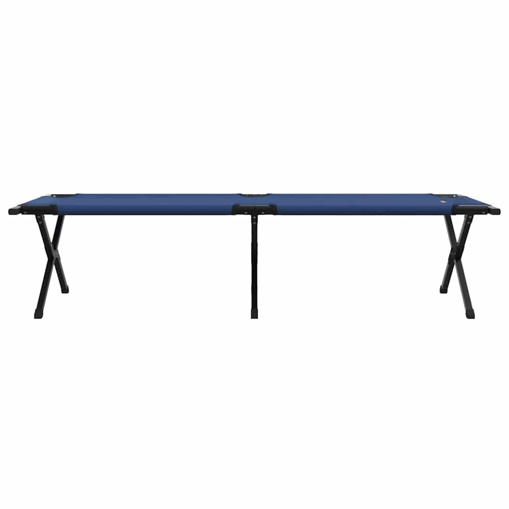 INLIFE Klapp Schlafbett fürs Camping Blau Ox Stoff,Sportartikel,Outdoor-Aktivitäten,Camping & Wandern,Camping-Möbel,Feldbetten,Blau,8 KG,42003174