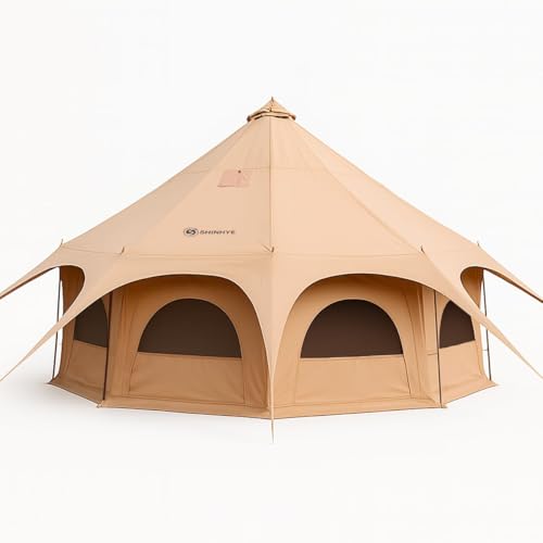 ShinHye 16.4ft Bell Tent for Glamping & Camping...
