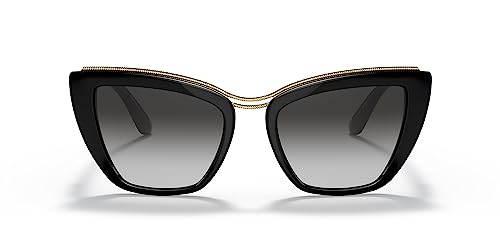 Dolce & Gabbana Women's Round Fashion Sunglasses, Black/Gradient Grey, One Size4
