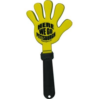 Hand Clapper Here We Go Pittsburgh Black & Yellow 12