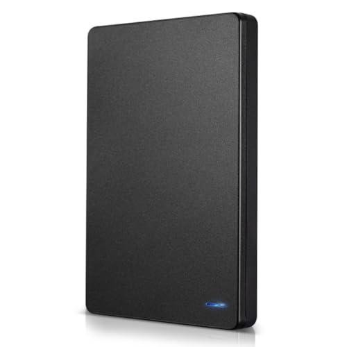 Flaroey Disco duro móvil externo USB 3.0 de 1 TB de almacenamiento disco duro portátil para ordenador portátil PC de escritorio negro