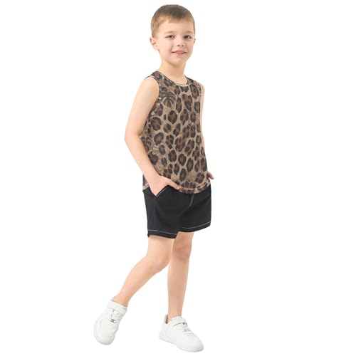 Children Performance Tank Top Quick Dry Toddler Sleeveless Vest Shirt Athletic Workout Clothes4