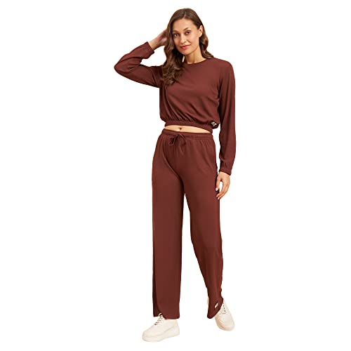 Image of Sweet Dreams Women Solid Full Sleeves Pyjama Set