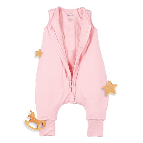 Image of Sleeveless Soft Baby & Toddler Sleeping Sack, Breathable with Adjustable Feet Cuffs & Anti-Slip Grip