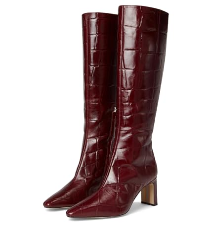 Sam Edelman Women's Sylvia 2 Knee High Boot, French Merlot, 8.5