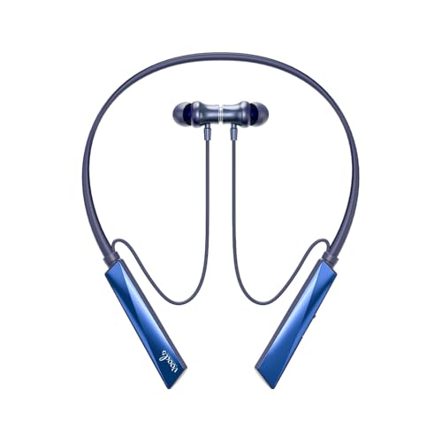 Image of Voods Ultra Voice Changer Neckband with 5 Voice Modes, 130 Hrs Battery, Magnetic On /Off Buds, Call Vibration Alert, Dual-Device Pairing, HD Mic & AI-ENC Clear Calls, Fast Charging & IPX6 (Dark Blue)
