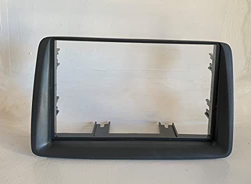 Mascherina telaio autoradio Adattatore stereo 2 doppio Din compatibile per FIAT PANDA 2 169 DAL 2003 AL 2011 GRIGIO MS322