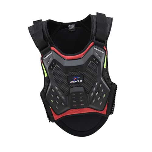 Okiyakusama Protector de Pecho y Espalda para Motocicleta, Equipo de protección Resistente a Impactos, Chaleco de protección para Motocross, para en, M