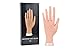 Übungshand für Maniküre und Fingernägel, Modellhand, flexible bewegliche Hand aus weichem Kunststoff für künstliche Nägel, Nailart, Anfänger, Übung
