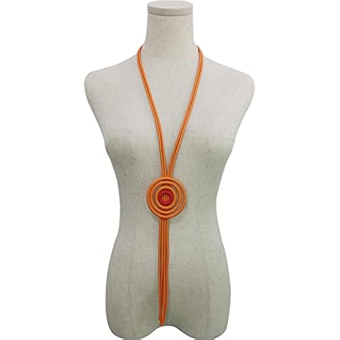 Collier Bysonglezai en silicone orange Cover
