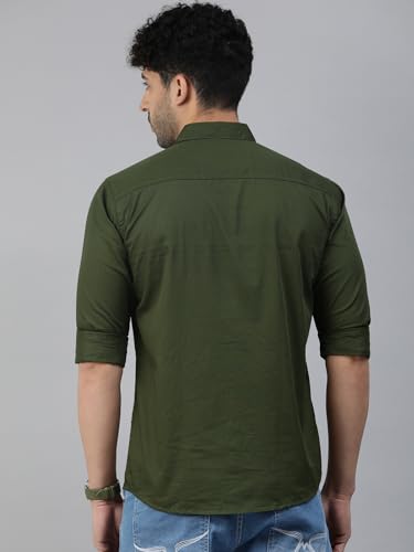 Image of Majestic Man Men Classic Slim Fit Pure Cotton Casual Shirt