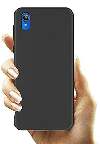 Image of Mobile Back Cover Case for Vivo Y91i (Silicone Case|CameraProtection|Black SC1510)