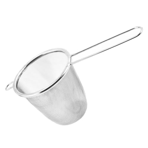 KICHOUSE Colador de Fina Inoxidable Cocina Colador Multifuncional para Fideos Sopa y Verduras Diseño Práctico con Drenaje