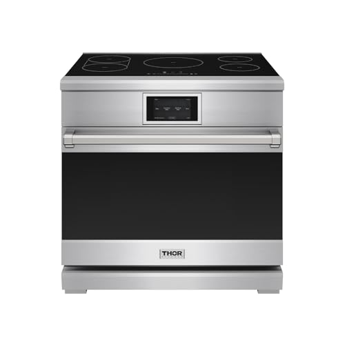 Image of THOR Kitchen 36 Inch Professional Induction Range with Tilt Panel Touch Control - Model XRI36E
