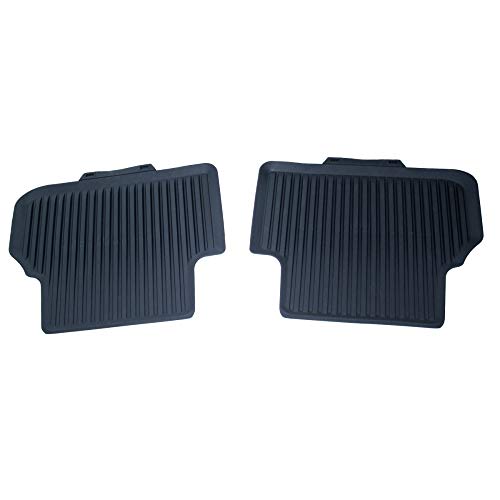 Audi 8W0061511A041 All-Weather Mats, Premium Rubber Floor Mats, 2 X Rear, Without Attachment