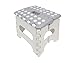 thesecrethome.es - Taburete Plegable Multiusos - Escalera Antideslizante Altillo para Cocina o Baño - Reposapiés para Niños - Gran Variedad de Tamaños y Colores - Blanco (Alto.18 cm x Largo.21cm)