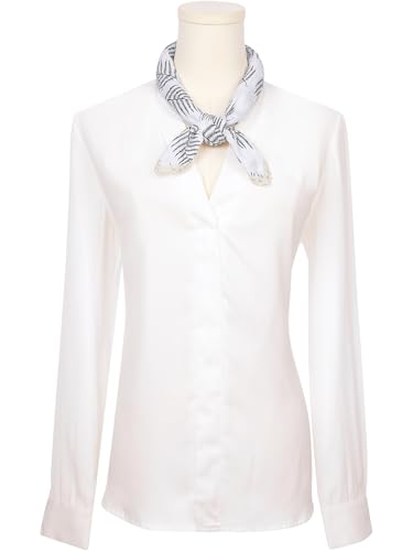 Women's Floral Printed Cotton Linen Scarves, Flowers Lace Trim Square Headscarf Neckerchief2