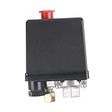 Zambuph Austausch des zentralen pneumatischen Kompressorschalters – Highlights: Regelventil für 90–120 PSI Luftkompressor zur Optimierung des Luftdrucks, 220 V Steuerventil