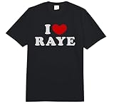 I Love Raye, I Love Raye Comfort Colors Adult Heavyweight T-Shirt