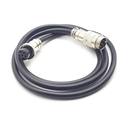 Cable conector GX16 6 Pin macho a hembra 1 metro miniatura 2
