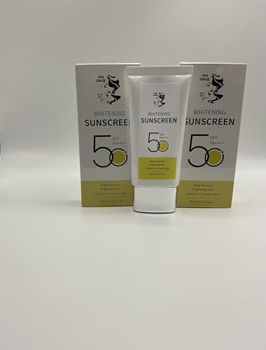 SUNSCREEN WHITENING SPF 50 PA++++ – Whitening, Moisturizing and Water Resistant Sunscreen – UVA/UVB Protection suitable for sensitive skin