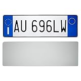 Targa Personalizzata Modello Anteriore in Alluminio Catarifrangente con Lettere e Numeri a...