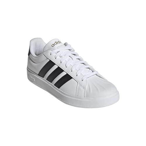 adidas Streettalk Sneaker Trainer Schuhe (White/Black, EU Schuhgrößensystem, Erwachsene, Numerisch, M, 43 1/3)