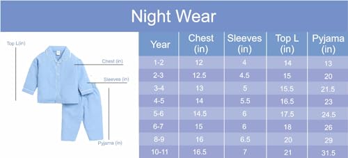 Image of Little Swag Kids Night Suit Set for Boys, Girls, Kids