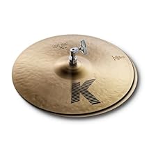 Lower in pitch and thinner than traditional K HiHats Broader range of tonal colors these K Light HiHats have a medium thin top paired with a medium bottom to give them a dark and slightly delicate feel with a light blend of overtones Good for most ap...