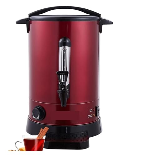 Dispensador De Bebidas Calientes 950W, Hervidor Agua Acero Inoxidable 6.8L, 30 Tazas, Control Temperatura 30-110°C FáCil De Limpiar