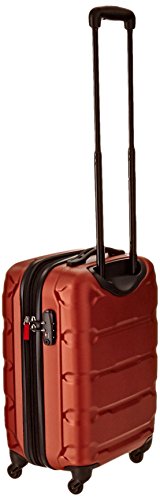 Image of Samsonite Omni PC Hardside Expandable Luggage with Spinner Wheels, Burnt Orange, Carry-On 20-Inch, Omni Pc Hardside Expandable Luggage With Spinner Wheels